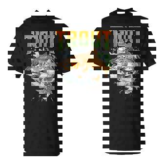 ブラウントラウト 釣り アウトドア 自然愛好家 淡水魚 Tシャツ - Kawaiitshirt