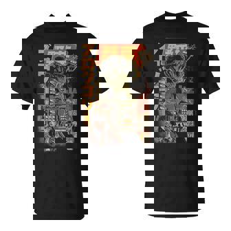 ブロッコジラ ブラックバージョン ブロッコリー Tシャツ - Kawaiitshirt