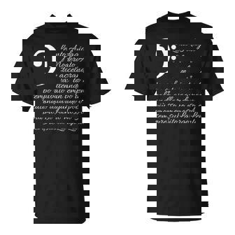 ヘ音記号 音符 音楽 楽譜 音楽用語 音楽雑貨 シンプル Tシャツ - Kawaiitshirt