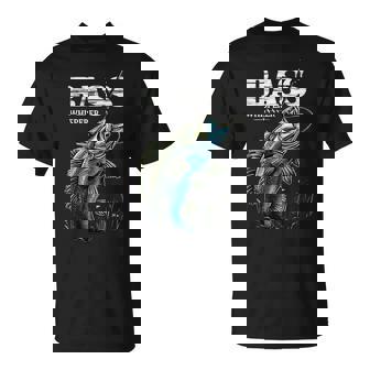 ベイトキャスター フィッシャーマン バスのささやき ブラックバス釣り Tシャツ - Kawaiitshirt