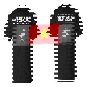 ベトナム国旗 ホリデー ビンテージ グランジ ベトナム国旗 Tシャツ - Kawaiitshirt