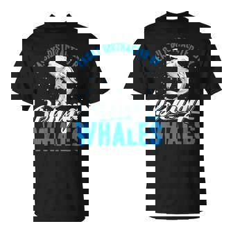 ベルーガクジラに簡単に気を取られる面白いシロイルカ動物。 Tシャツ - Kawaiitshirt