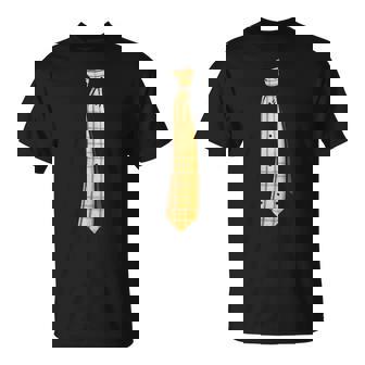 ベースギター 指板ネクタイ おもしろ ベーシスト用 Tシャツ - Kawaiitshirt