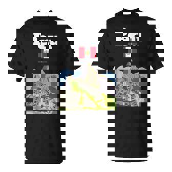 ペルー お土産 インカ マチュピチュ ペルー国旗 アンデス山脈 Tシャツ - Kawaiitshirt