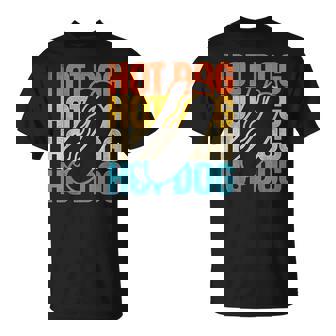 ホットドッグ 大人用 レトロ ヴィンテージ ホットドッグ Tシャツ - Kawaiitshirt