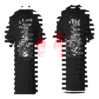 ボクシング ゼブラ ボクシンググローブ キックボクシング おもしろボクサー Tシャツ - Kawaiitshirt