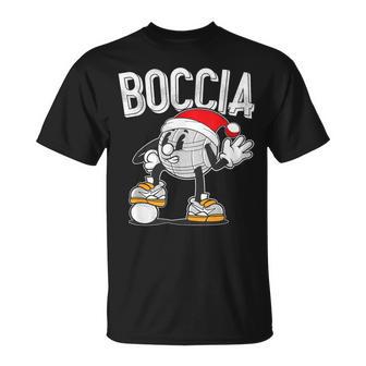 ボッチャ ボッチャボール クリスマスハット ボッチャボール ジャック付き Tシャツ - Kawaiitshirt