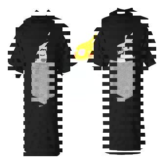 ポケットから覗くオカメインコのデザイン Tシャツ - Kawaiitshirt