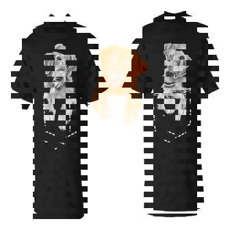 ポケットゴールデンレトリバー Tシャツ - Kawaiitshirt