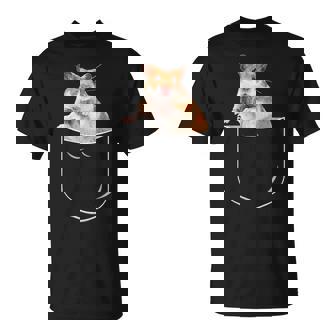 ポケットハムスターシャツ、ポケットに入った面白いハムスター ギフトtシャツ Tシャツ - Kawaiitshirt