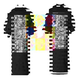 ポップアートクラシック音楽 音楽家 ベートーヴェン ヴァイオリン ピアノ チェロ 練習 音楽好き おもしろ デザイン Tシャツ - Kawaiitshirt