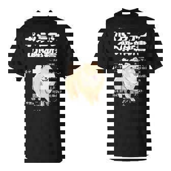 ポメラニアンの解体新書 スピッツ 犬の飼い主 ポメラニアンの飼い主 おもしろ 愛犬家 犬 ポメラニアン Tシャツ - Kawaiitshirt