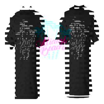 マイアミビーチのバケーションのお土産 80´Sマイアミビーチ Tシャツ - Kawaiitshirt