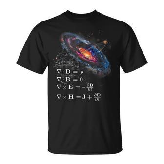 マクスウェルの方程式 物理学 相対性理論 数学 数学 Tシャツ - Kawaiitshirt