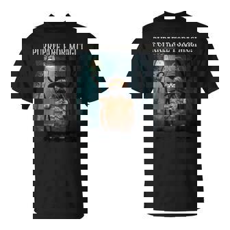 マジック・ファニー・ウィザード・キャットのためにパープレイしよう Tシャツ - Kawaiitshirt