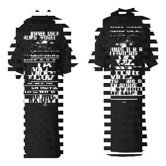 マックス・マンシー いつも自分らしくゲームデー Tシャツ - Kawaiitshirt