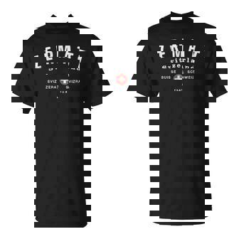 マッターホルン ツェルマット スイス スイス スヴィッツェラ スヴィズラ オールドスクール Tシャツ - Kawaiitshirt