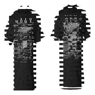 マリンバ奏者 パーカッション 楽器 ヴィンテージ 特許 Tシャツ - Kawaiitshirt