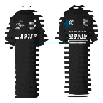 マルセイユ スポーツサッカージャージ フラッグ フットボール Tシャツ - Kawaiitshirt