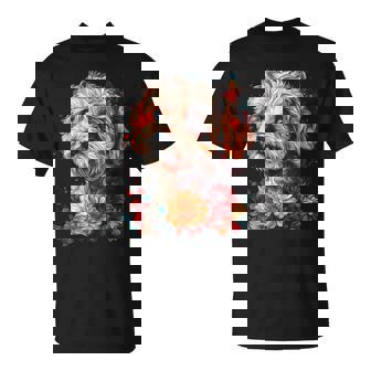 マルチプー犬 グラフィック ペット イラスト マルチプー Tシャツ - Kawaiitshirt