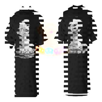 マルチーズ 犬 犬種 ハッピーイースター メンズ レディース キッズ Tシャツ - Kawaiitshirt