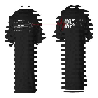 ミシガン州バートン州 出産 地 故郷 Tシャツ - Kawaiitshirt