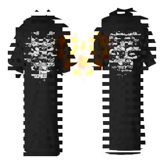 ミツバチのハートの形 ミツバチ Tシャツ - Kawaiitshirt
