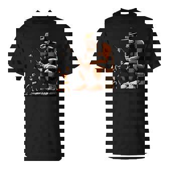 ミニチュア ピンシャー ビッグフット サスカッチ 犬 面白い 釣り Tシャツ - Kawaiitshirt