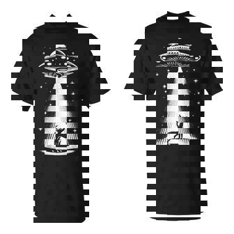 ミニチュアピンシャーママパパ犬-面白いエイリアンufo Tシャツ - Kawaiitshirt