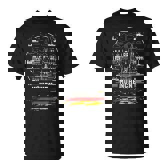 ミュンヘンお土産 ミュンヘン ドイツ国旗 Tシャツ - Kawaiitshirt