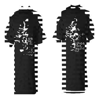 ミュージックギフト メンズ レディース キッズ 音符 格言付き Tシャツ - Kawaiitshirt