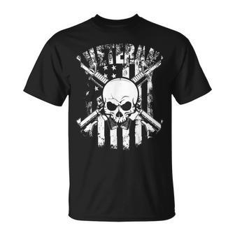 ミリタリー スカル シャツ メンズ Tシャツ - Kawaiitshirt