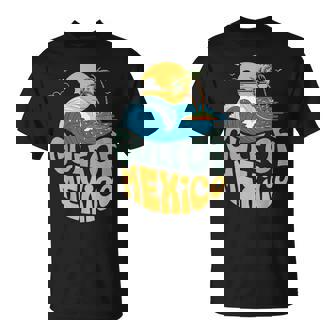 メキシコ湾 1550 レトロ ビーチ ゴルフォ・デ・メキシコ メンズ レディース Tシャツ - Kawaiitshirt