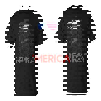 メリカ Englsh Cockerspaniel アメリカ国旗 7月4日 Tシャツ - Kawaiitshirt