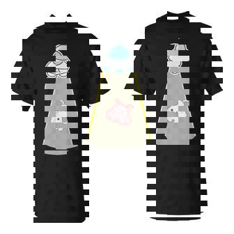 メンダコ《Ufo 遭遇》【どうぶつフレンズ】水族館 ゆるくて かわいい 面白い 動物 キャラクター Tシャツ - Kawaiitshirt