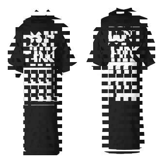 モチベーションを高める引用tシャツ Don't Think Feel インスピレーション Tシャツ - Kawaiitshirt