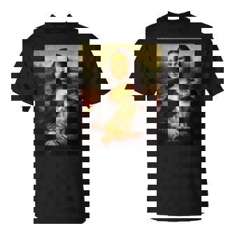 モナリザ 猫 Tシャツ - Kawaiitshirt