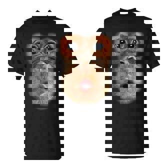 モンキーフェイスブレスファニーメンズレディースハロウィンコスチューム Tシャツ - Kawaiitshirt