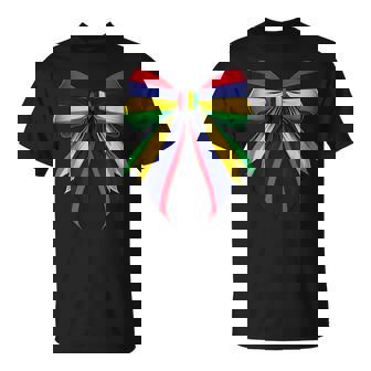 モーリシャス国旗 モーリシャスのプライド コケットリボン Tシャツ - Kawaiitshirt