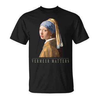 ヤン・フェルメール オランダの画家 真珠の耳飾りの少女 Tシャツ - Kawaiitshirt