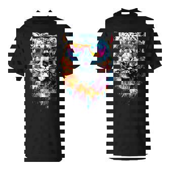 ユキヒョウ パンサー 大型ネコ科動物 ユキヒョウ Tシャツ - Kawaiitshirt