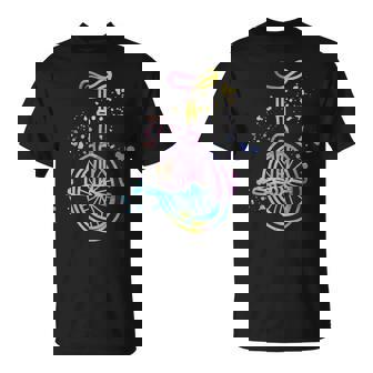 ユニサイクリスト 一輪車 ユニサイクリスト ユニサイクリスト カラースプラッシュ 一輪車 Tシャツ - Kawaiitshirt