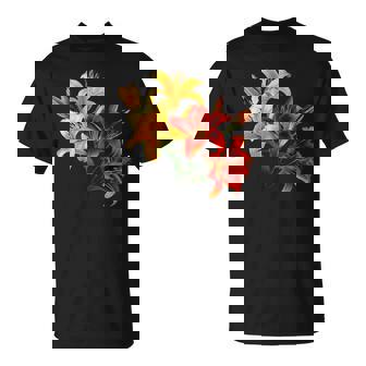 ユリの花 恋人の日 ユリ ホームフラワー ガーデンデザイン Tシャツ - Kawaiitshirt