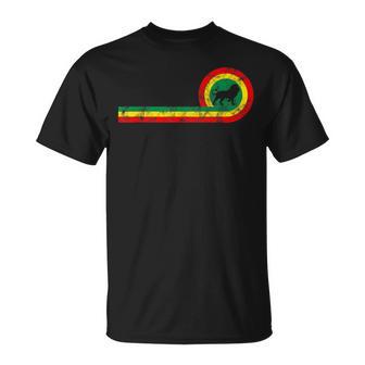 ラスタファリアンカラーのユダのライオン。ラスタとレゲエのファンに。 Tシャツ - Kawaiitshirt