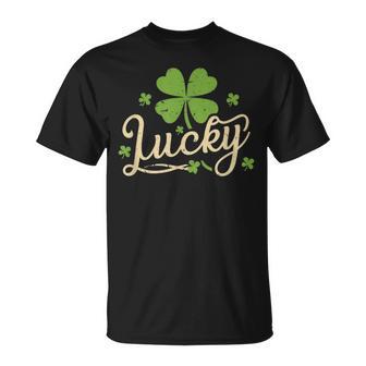 ラッキーシャムロック 四つ葉のクローバー 聖パトリックの日 Tシャツ - Kawaiitshirt