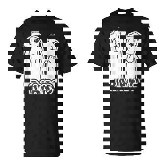 ラッコ《ともだち・かい と かお》2匹 シンプル イラスト【どうぶつフレンズ】動物 ゆるくて かわいい キャラクター Tシャツ - Kawaiitshirt