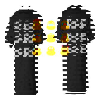 ラバーアヒル、きしむアヒル、ナインバスダック、ラバーアヒル Tシャツ - Kawaiitshirt