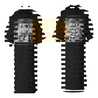 ラファエロ作「アテネの学堂」 Tシャツ - Kawaiitshirt