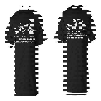 ラブラドールレトリバー エボリューションデザイン ラブラドールオーナー向け Tシャツ - Kawaiitshirt