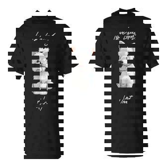 ラブ・ラフ・ウーフ-ウェスティ-ウエスト・ハイランド・テリア Tシャツ - Kawaiitshirt